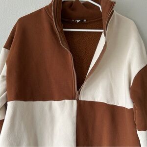 Piper and scoot half-zip